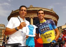 Miguel Indurain and Alberto Contador | Fotoreporter Sirotti