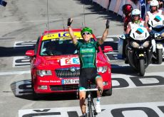 Pierre Rolland climbs to victory in stage 11 of the 2012 Tour de France. Photo Fotoreporter Sirotti. Pierre Rolland climbs to victory in stage 11 of the 2012 Tour de France. Photo Fotoreporter Sirotti.