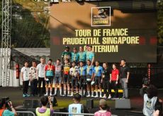 TDF Prudential Singapore Criterium podium