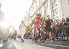 Primoz Roglic in time trial aerosuit