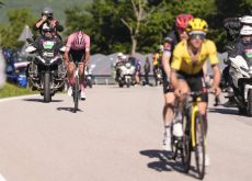 Simon Yates Michael Storer and Isaac del Toro | RCS Sport - LaPresse Simon Yates Michael Storer and Isaac del Toro