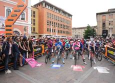 Giro d'Italia stage start in Terni Italy
