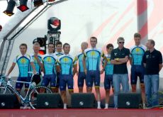 Team Astana. Photo copyright Fotoreporter Sirotti.