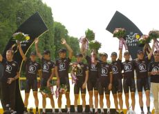 Team Radioshack. Photo copyright Fotoreporter Sirotti. Team Radioshack. Photo copyright Fotoreporter Sirotti.