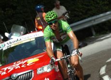 Thor Hushovd (Cervelo TestTeam). Bravo! Great effort Thor! The right man is in green! Photo copyright Fotoreporter Sirotti.