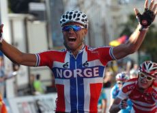 Thor Hushovd is the new World Champion! Congratulations Thor from the whole team here at Roadcycling.com! Photo Fotoreporter Sirotti.