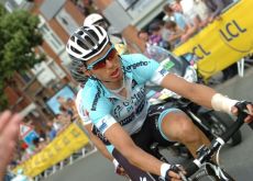 Tony Martin exits 2012 Tour de France after crash. Photo Fotoreporter Sirotti. Tony Martin exits 2012 Tour de France after crash. Photo Fotoreporter Sirotti.