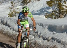 Vincenzo Nibali on his way to a stage victory in Tirreno-Adriatico 2012. Photo Fotoreporter Sirotti.