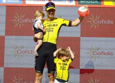 Wout van Aert with children